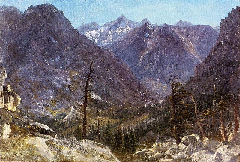 Albert Bierstadt Estes Park, Colorado oil painting picture